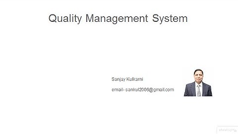 What is Quality Management System?