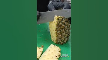 beautiful pineapple 🍍 cutting #food #first #forest #kitchen #youtube #trending #shorts #video #reels