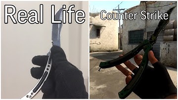 CS:GO Butterfly Knife Animations IRL