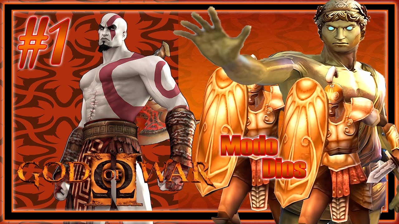 God Of War 2 Remaster - Kratos vs Soldados de Rodas y El Coloso de Rodas (Modo Dificil)