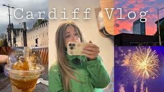 The most chaotic trip to Cardiff vlog: travelling during a storm, shopping and watching fireworks