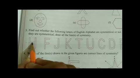 Chapter-13, Symmetry, Class-6th, Startup Mathematics