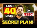 Target NSEC: How To Crack In 40 Days?🔥Don't Miss Out😨