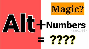 Type Symbols Like Pro || Professional functions of alt key || keyboard shortcut keys🔴🔴 || 2021 win10
