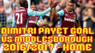 Dimitri Payet ASTONISHING SOLO GOAL Vs Middlesbrough 2016/2017 | Elliot Does Games