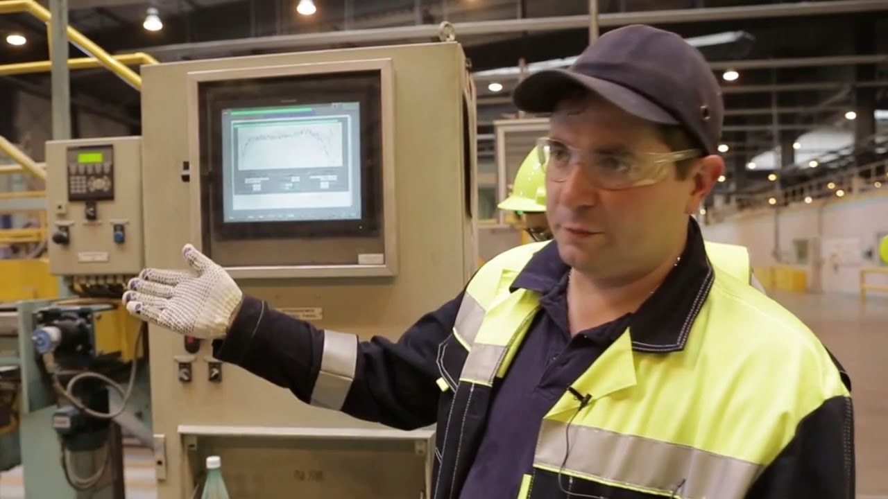 На производстве партнёра Pilkington Glass