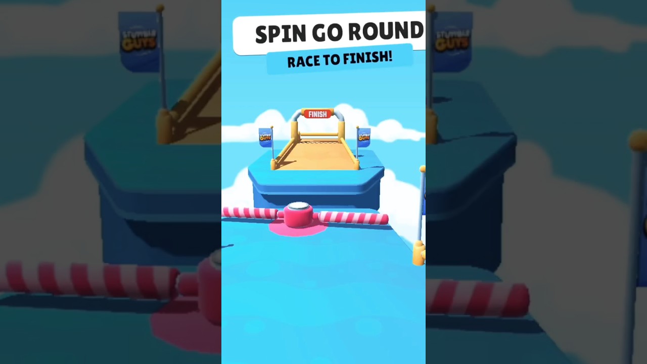 Gameplay of spin go round map with tips and tricksstumbleguys 