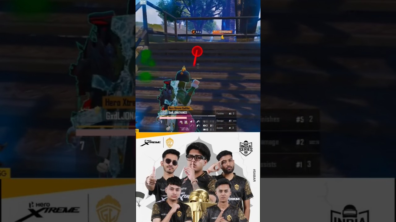 Godl Jonathan vs team x spark fight | Godlike semi final Bgis eSports tornament