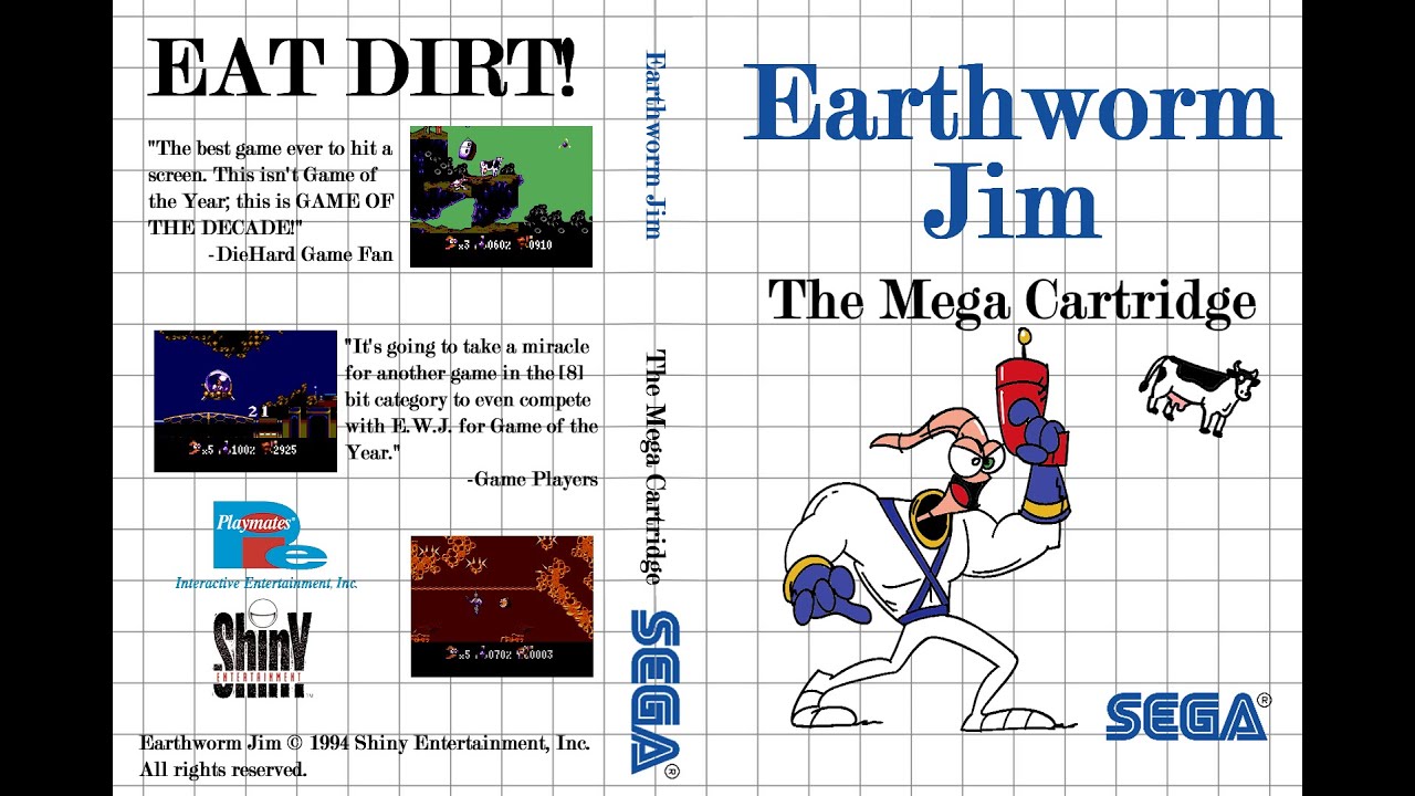 Earthworm Jim - New Junk City (SN76489 Cover)