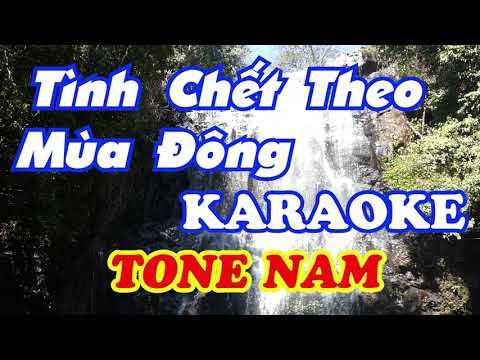 Tình Chết Theo Mùa Đông Karaoke Tone Nam - Beat Phối Guitar Cực Hay