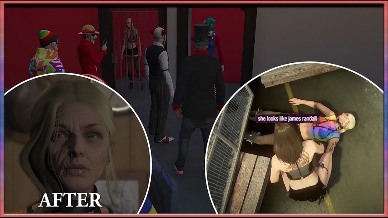 The Clowns SWAPS Gigi's face with a paper maché copy of James Randal - GTA V RP NoPixel 4.0