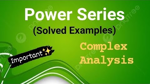 Radius of Convergence power Series | Radius of convergence | Power Series