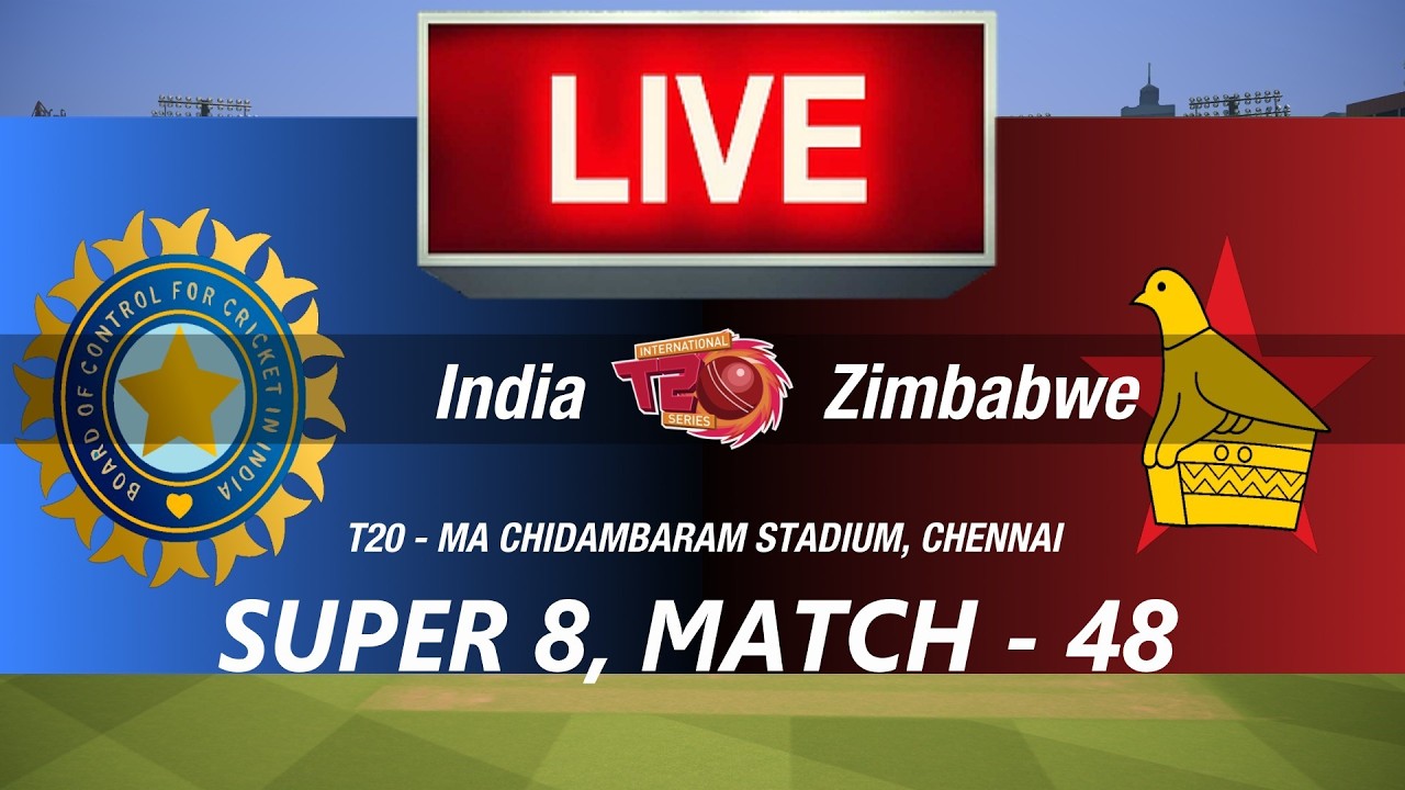 🛑LIVE- INDIA vs ZIMBABWE🛑T20 WORLD CUP 2026🛑IND vs ZIM🛑CRICKET 26 GAMEPLAY🛑LIVE MATCH STREAMING🏏