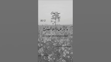 Surah At-Tariq Ayat No 86:11.12.13.14  | Arabic Text | سورة الطارق | With English Translation