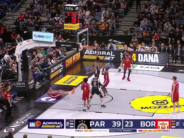 U NBA STILU: Košarkaši Partizana i Borca priredili "šou" u Areni : 27.11.2023