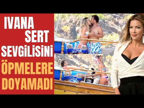 ÖPMEDEN DURAMADI | Ivana Sert Sevgilisini Öpücüklere Boğdu