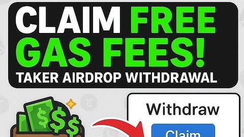 HOW TO CLAIM FREE GAS FREE FOR $TAKER PROTOCOL AIRDROP WITHDRAWAL | HOW TO ADD TAKER TO WALLET