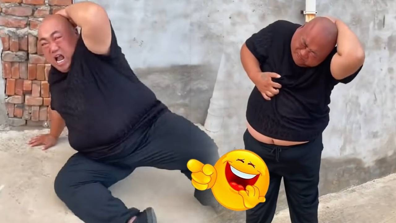 The top was on the ground, but it hit me instead.