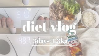 『diet vlog』ダイエットvlog