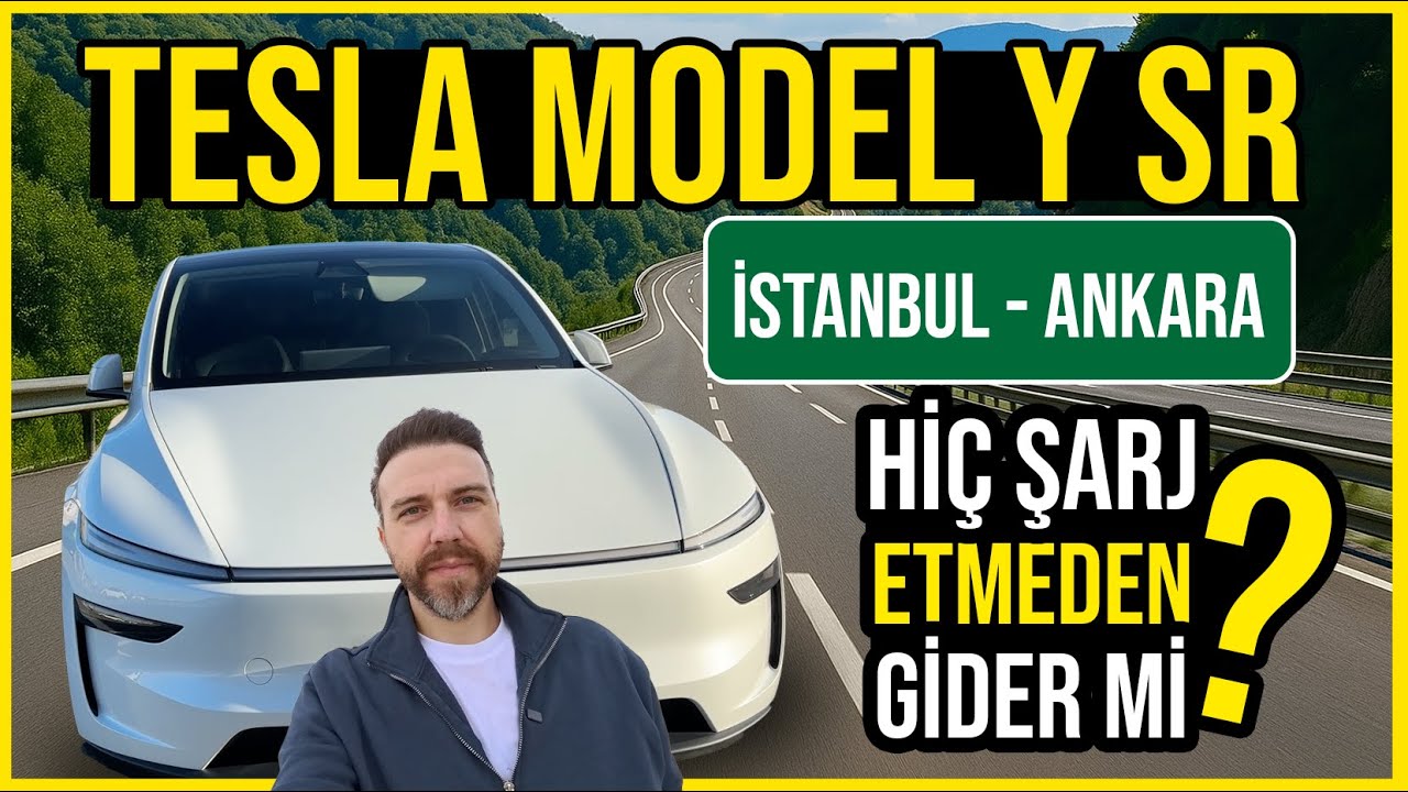 İstanbul’dan Ankara’ya Şarj Etmeden Tesla Model Y Juniper SR ile Menzil Testi!⚡️850Km Gidiş-Dönüş