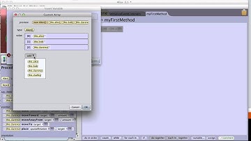 Using an Array in Alice