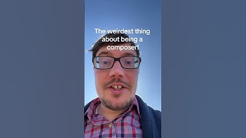 The weirdest thing about being a composer #composer #composers