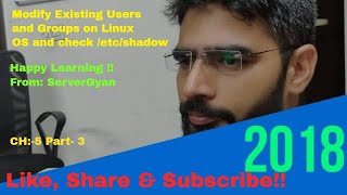 Modify Existing Users and Groups on Linux CH5 PART 3 From ServerGyan