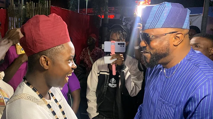  PELLER AND ODUNLADE ADEKOLA LINK UP @ ABANISETE MOVIE PREMIERE BU ITELE