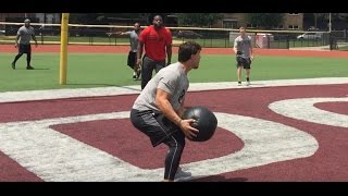 THE BEST DRILL FOR POWER ATHLETES - Med Ball Volleyball - DeFranco Voiceover