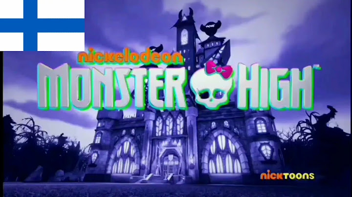 Monster High (2022) intro Theme Song Tema Musical Opening in Finnish / en Finlandés / Suomi