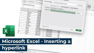 Microsoft Excel - Een hyperlink invoegen