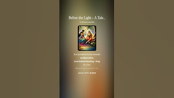 Thumbnail of Before the Light   A Tale of Lira & Suri | Heartfelt Ballad of Eternal Love"