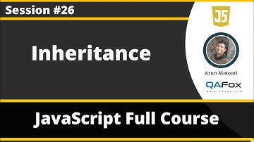 Inheritance in JavaScript (JavaScript for Beginners - Part 26)