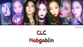 CLC (씨엘씨) - Hobgoblin (도깨비) [Han/Rom/Eng] Color Coded Lyrics Resimi