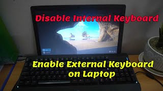 How to disable laptop keyboard when external plugged in