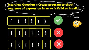 Java script Program to match sequence of brackets expressions in array and stack - Hindi