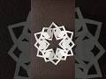 paper cutting art #snowflakes #diy #paperart #craft