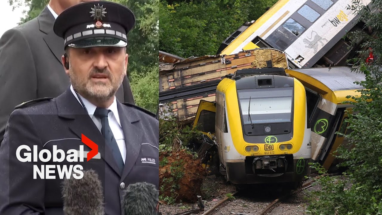 Train derailment that killed 3 in Germany likely caused by landslide, authorities say