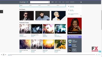 Music Portal Responsive Joomla Template TMT Moss Clair