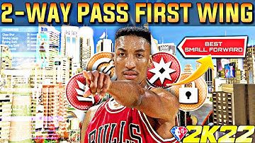 MY *GAMEBREAKING* 2-WAY PASS FIRST WING SCOTTIE PIPPEN SMALL FORWARD BUILD is TAKING OVER NBA 2K22!