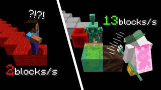 FASTEST way to BRIDGE DIAGONAL in Minecraft