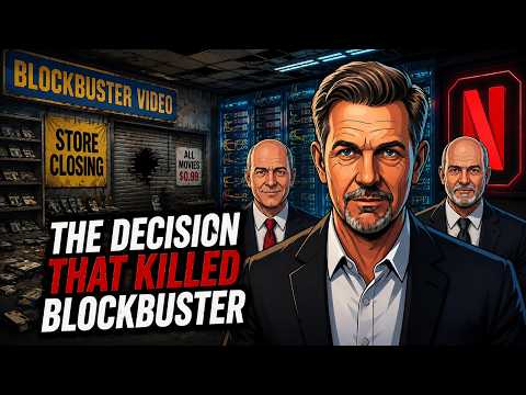 How Netflix Destroyed Blockbuster | The $50 Billion Mistake