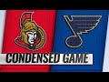 01/19/19 Condensed Game: Senators @ Blues