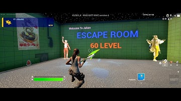 How YOU Can Complete Levels 1,2,3,4,5 in Fortnite ESCAPE ROOM (JAPAN) #6 BY Aliko012? Tutorial