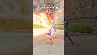 How Other Characters' Animation Similar Their Burst Icons In Genshin impact ✨