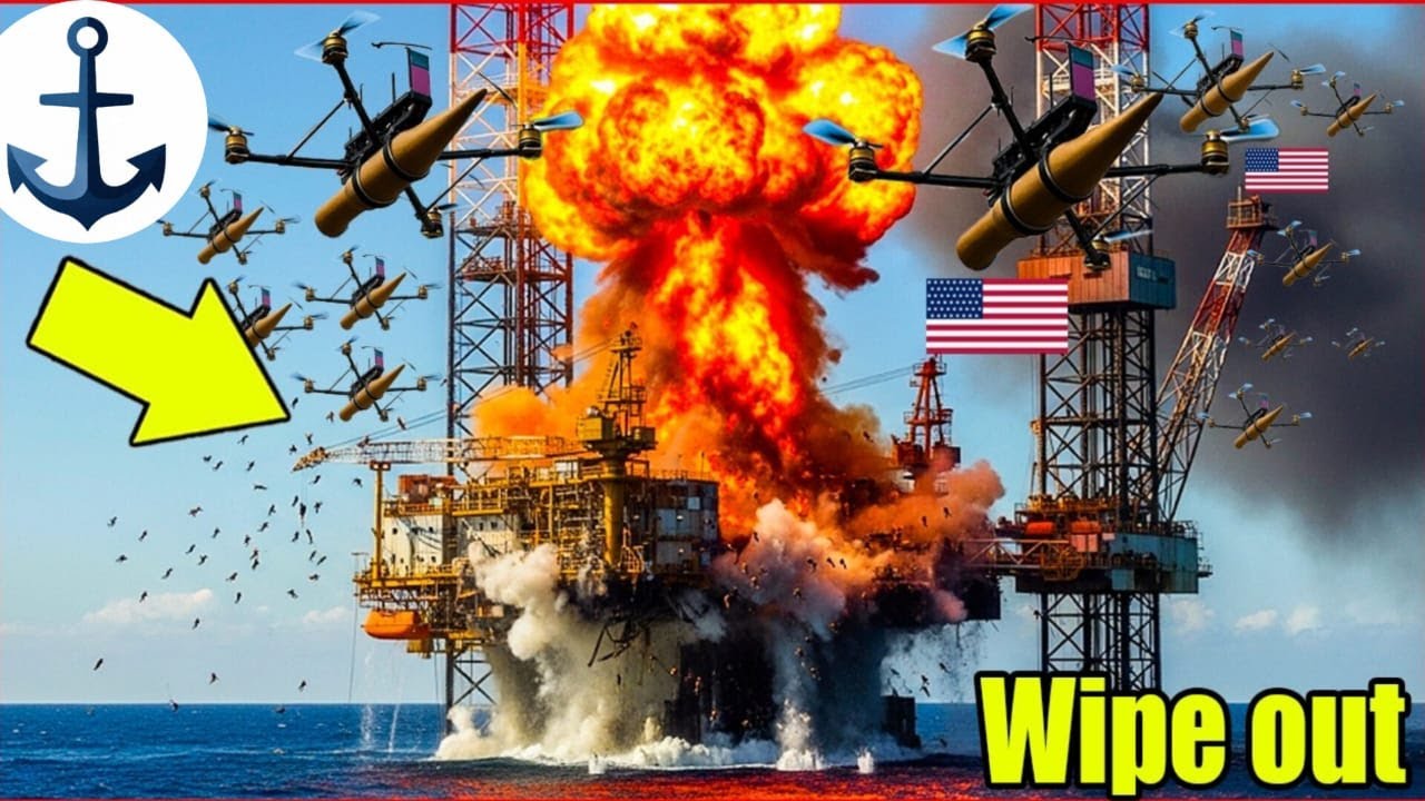Oil Rig Hit Iran Hits Covert U.S. Oil Rig — What Happened Next Shook the Gulf | US ...