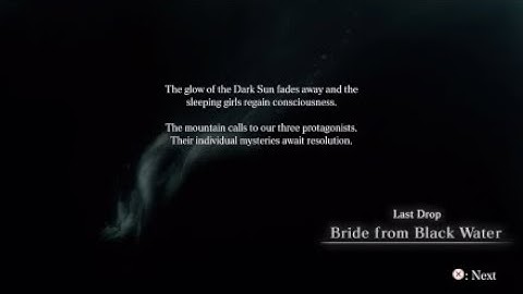 Fatal Frame: Maiden of Black Water (Last Drop Part 1)