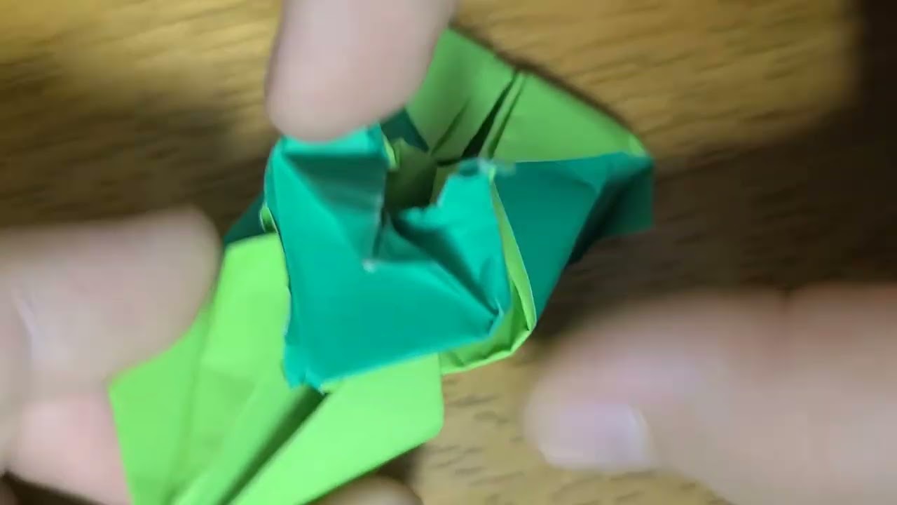 산양 미니카 접기