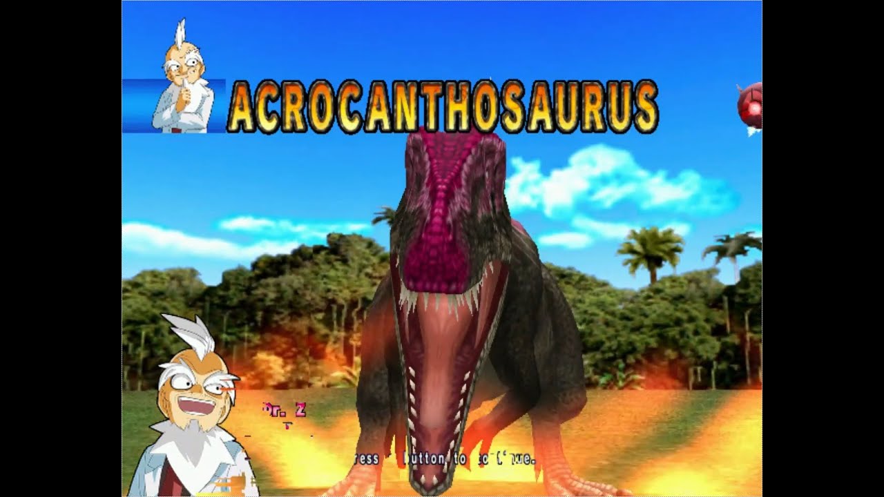 Dinosaur king - 恐竜キング The Alpha Exam (ODR) Super Alpha Acrocanthosaurus Gameplay (hard)
