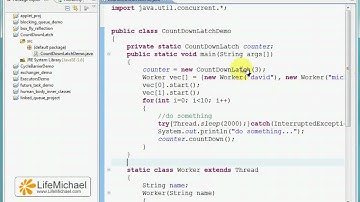 The CountDownLatch Class